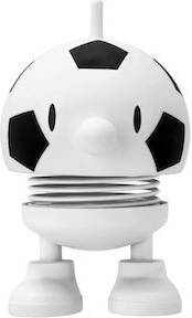 Hoptimist Figurka Hoptimist Fotbalový míč Bumble S White
