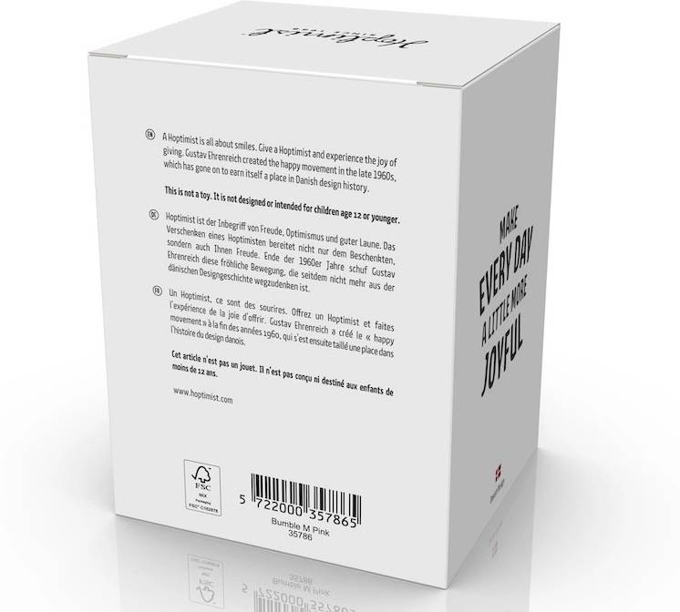 Hoptimist Figurka Hoptimist Bumble M Pink