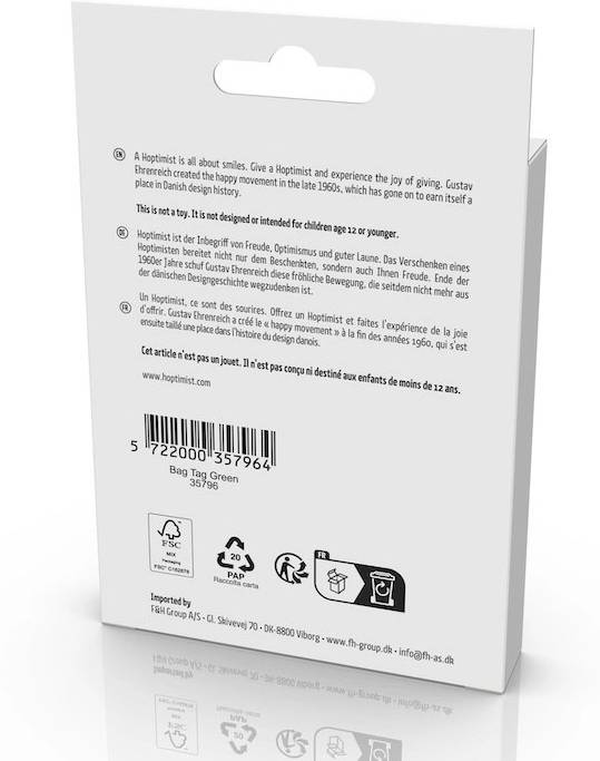 Hoptimist Jmenovka na zavadlo Green