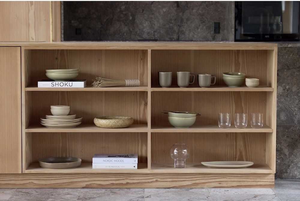 Villa Collection Kameninový hrnek Shoku Warm Brown 33 cl