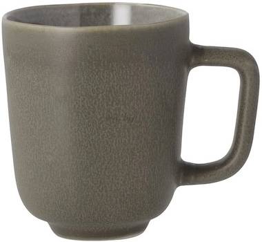 Villa Collection Kameninový hrnek s ouškem Shoku Warm Brown 33 cl