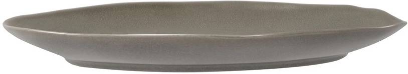 Villa Collection Kameninový mělký talíř Shoku Warm Brown 27 cm