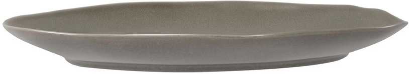 Villa Collection Kameninový mělký talíř Shoku Warm Brown 27 cm