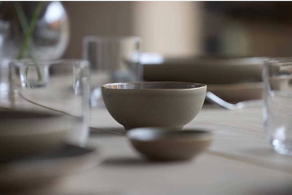 Villa Collection Kameninová miska Shoku Warm Brown 12,5 cm