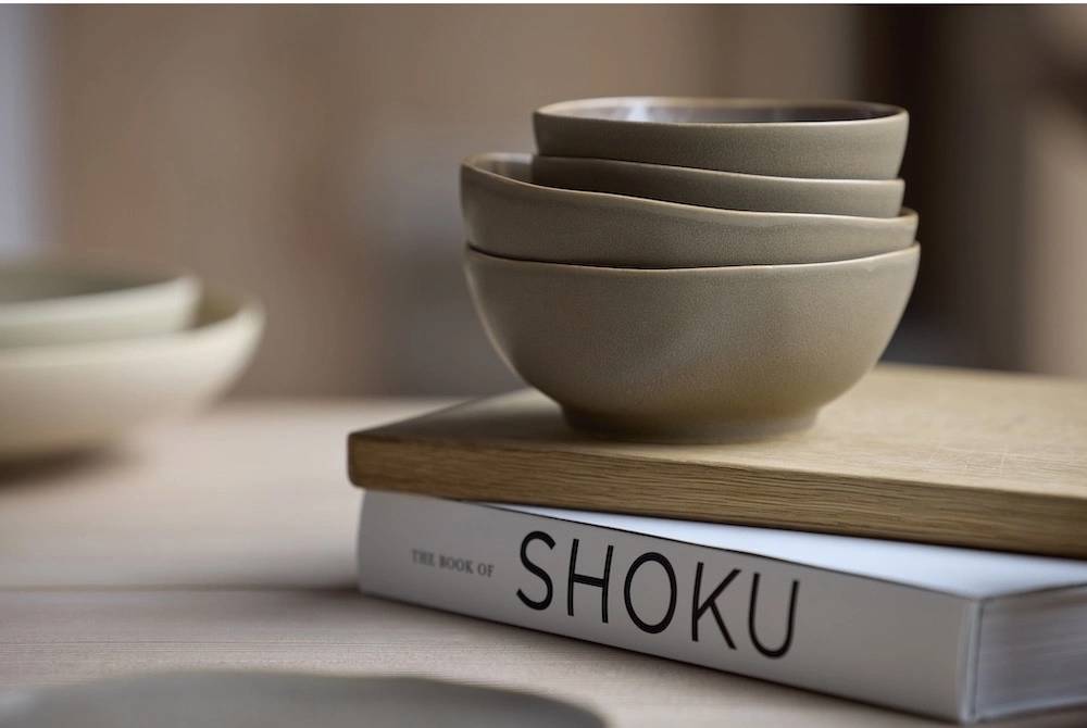 Villa Collection Kameninová miska Shoku Warm Brown 12,5 cm