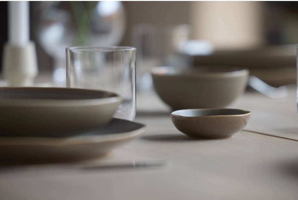 Villa Collection Kameninová miska Shoku Warm Brown 12,5 cm