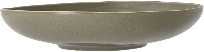 Villa Collection Kameninová salátová mísa Shoku Warm Brown 28 cm