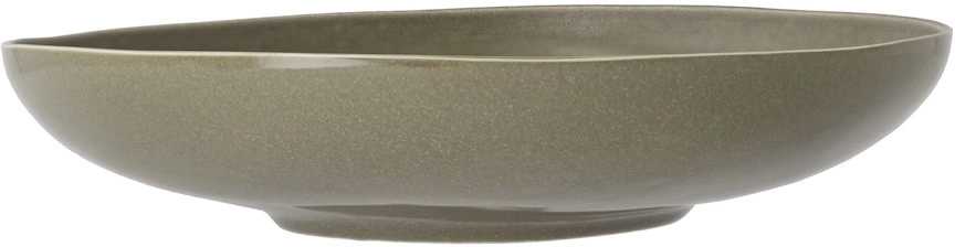 Villa Collection Kameninová salátová mísa Shoku Warm Brown 28 cm