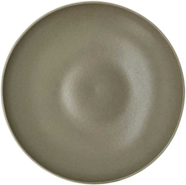 Villa Collection Kameninová salátová mísa Shoku Warm Brown 28 cm