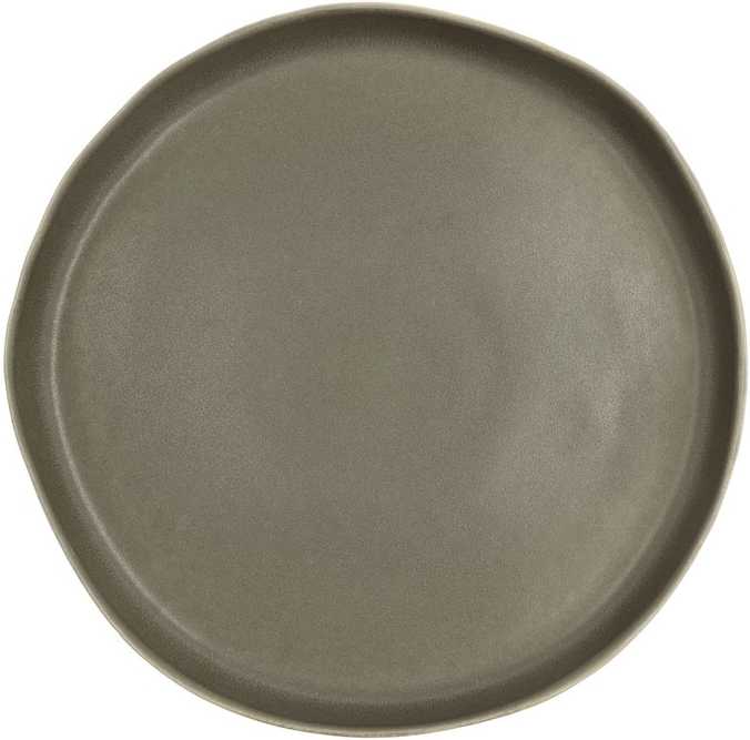 Villa Collection Kameninová servírovací mísa Shoku Warm Brown 28 cm