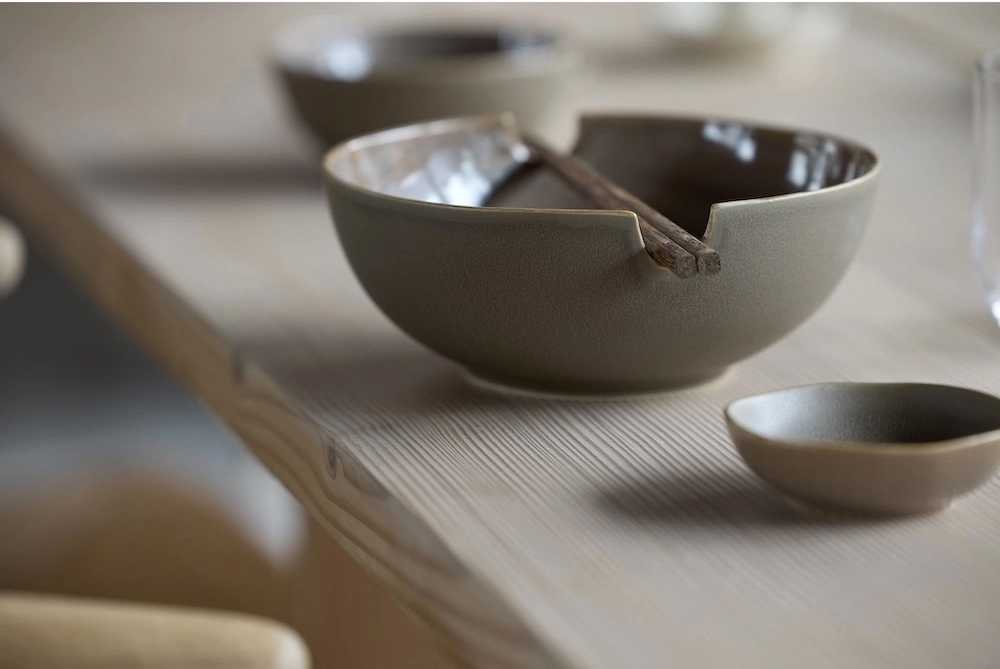 Villa Collection Kameninová Ramen mísa Shoku Warm Brown 18,5 cm