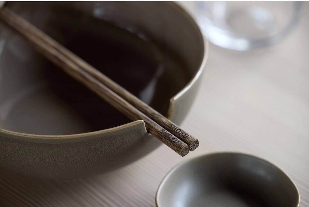 Villa Collection Kameninová Ramen mísa Shoku Warm Brown 18,5 cm