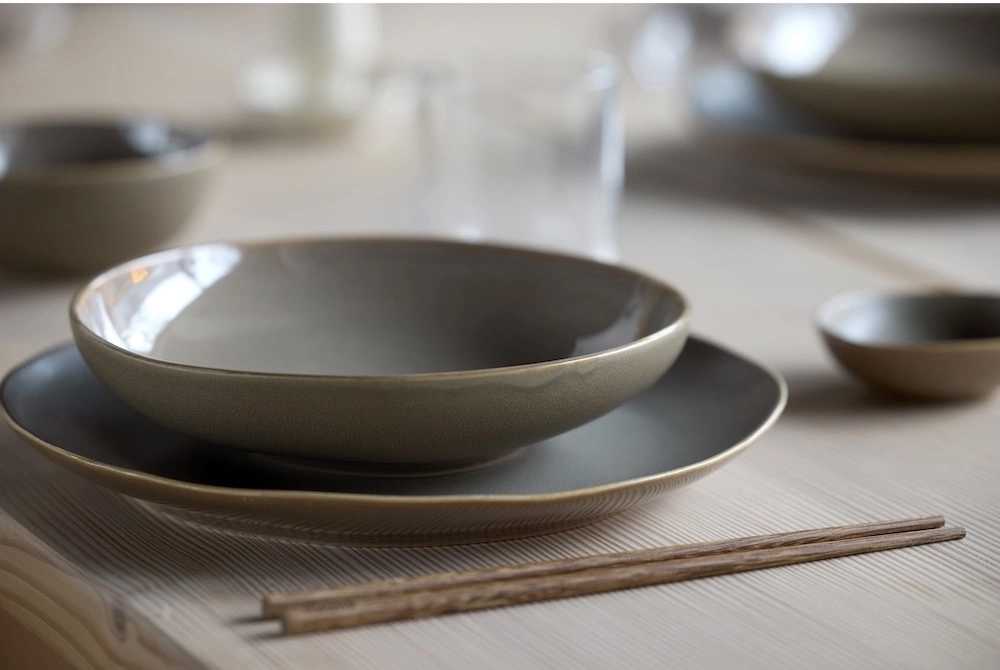 Villa Collection Kameninová miska na omáčku Shoku Warm Brown 9 cm