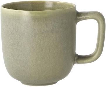 Villa Collection Kameninový hrnek s ouškem Shoku Pure Green 23 cl