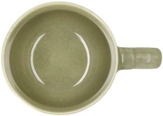 Villa Collection Kameninový hrnek s ouškem Shoku Pure Green 23 cl