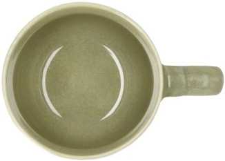 Villa Collection Kameninový hrnek s ouškem Shoku Pure Green 23 cl