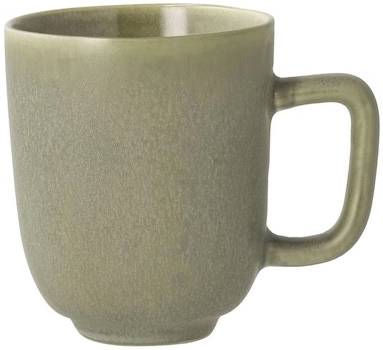 Villa Collection Kameninový hrnek s ouškem Shoku Pure Green 33 cl