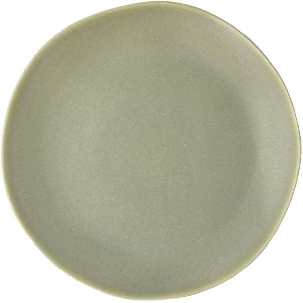 Villa Collection Kameninový mělký talíř Shoku Pure Green 27 cm