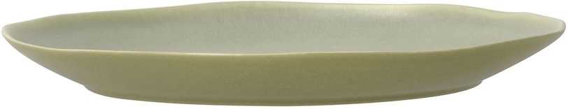 Villa Collection Kameninový mělký talíř Shoku Pure Green 27 cm