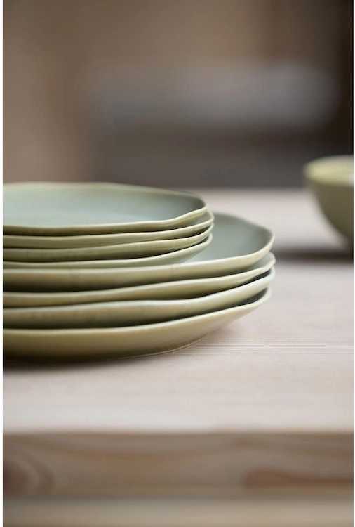 Villa Collection Kameninová miska Shoku Pure Green 12,5 cm