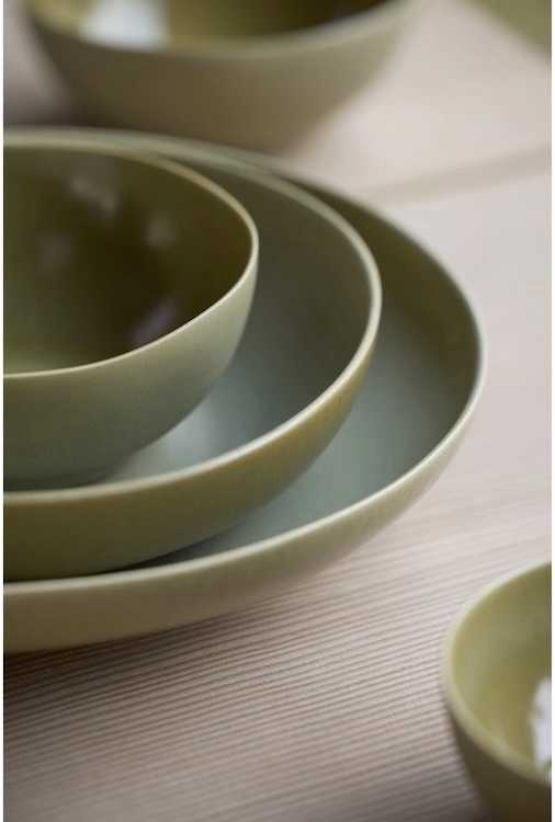 Villa Collection Kameninová miska Shoku Pure Green 15 cm