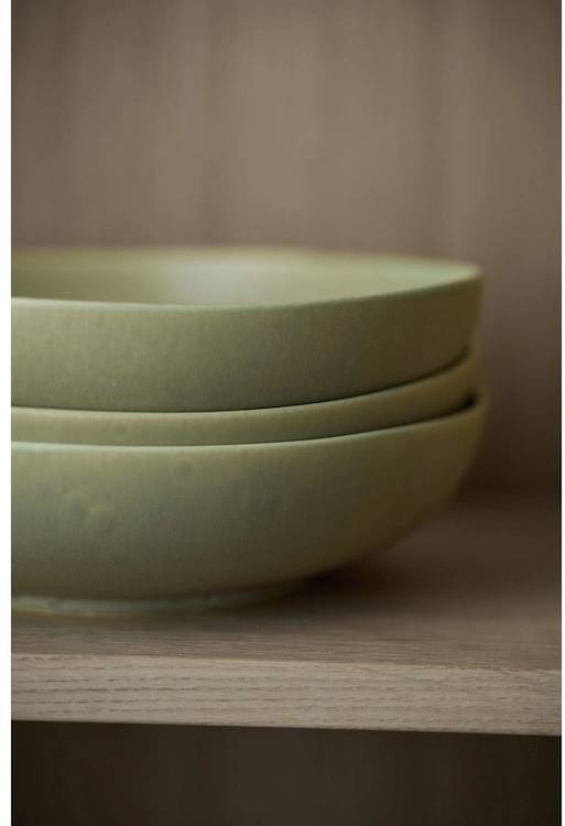 Villa Collection Kameninová polévková miska Shoku Pure Green 23 cm