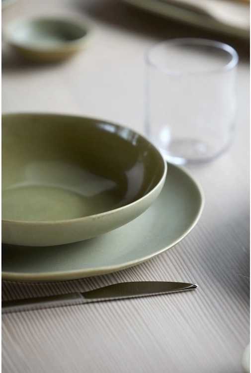 Villa Collection Kameninová polévková miska Shoku Pure Green 23 cm