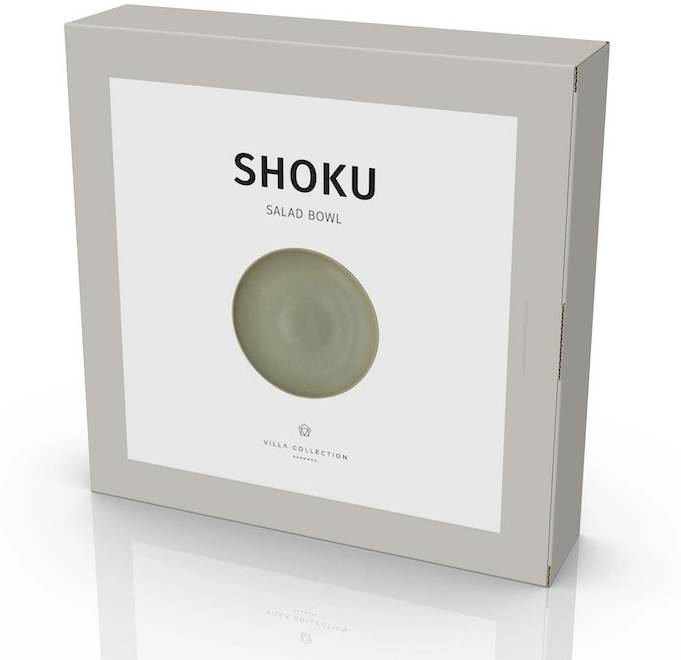 Villa Collection Kameninová salátová mísa Shoku Pure Green 28 cm