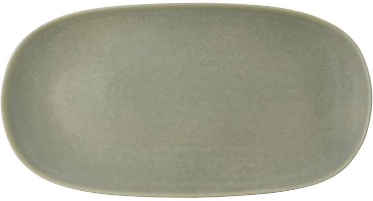 Villa Collection Kameninová servírovací tác Shoku Pure Green 34x18 cm