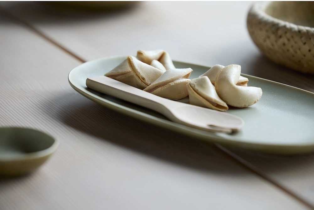 Villa Collection Kameninová servírovací tác Shoku Pure Green 34x18 cm