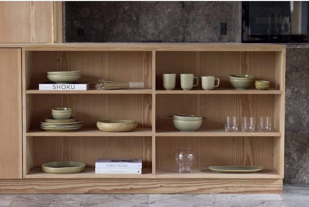 Villa Collection Kameninová miska na omáčku Shoku Pure Green 9 cm