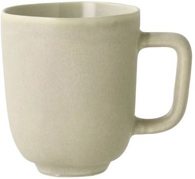 Villa Collection Kameninový hrnek s ouškem Shoku Soft Beige 33 cl