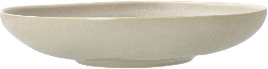 Villa Collection Kameninová salátová mísa Shoku Soft Beige 28 cm