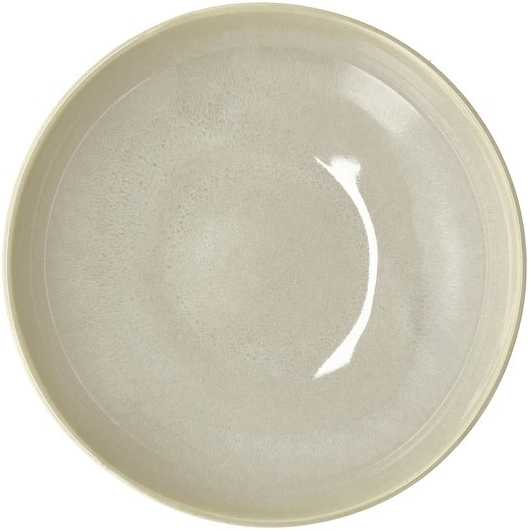 Villa Collection Kameninová těstovinová mísa Shoku Soft Beige 21 cm