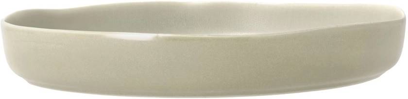 Villa Collection Kameninová servírovací mísa Shoku Soft Beige 28 cm