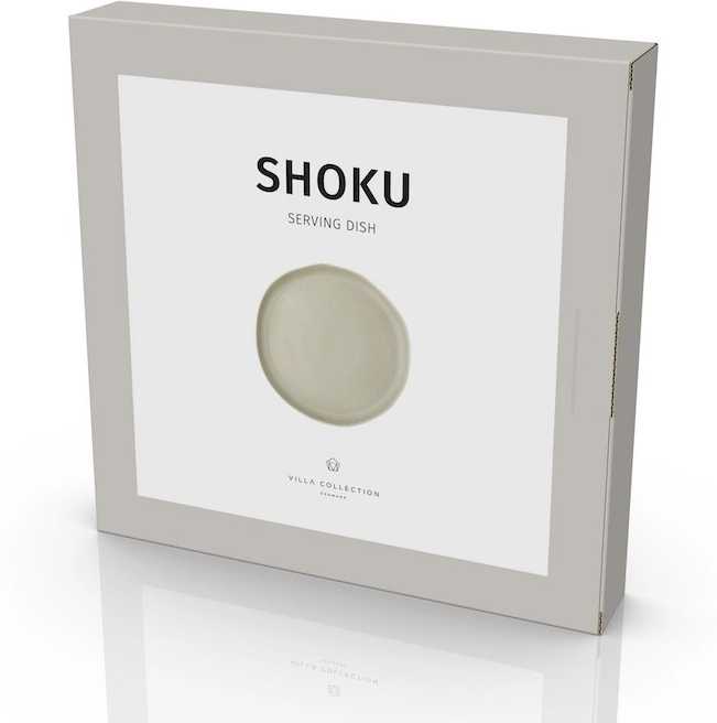 Villa Collection Kameninová servírovací mísa Shoku Soft Beige 28 cm