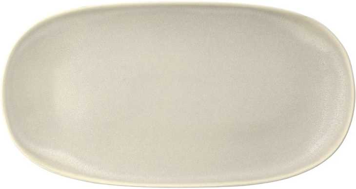 Villa Collection Kameninová servírovací tác Shoku Soft Beige 34x18 cm