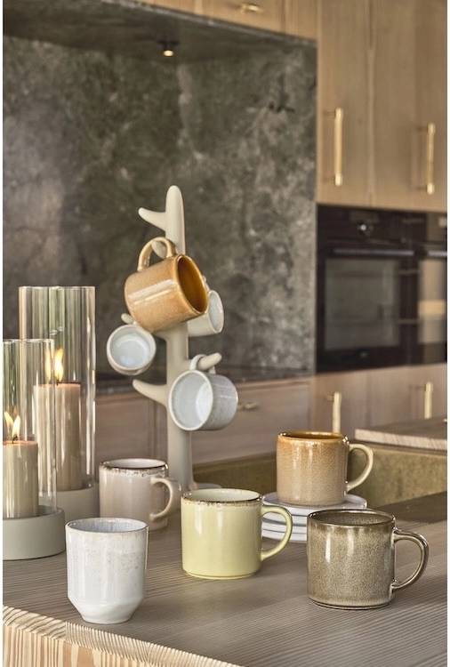 Villa Collection Kameninový hrneček Iris 0,4l Cream