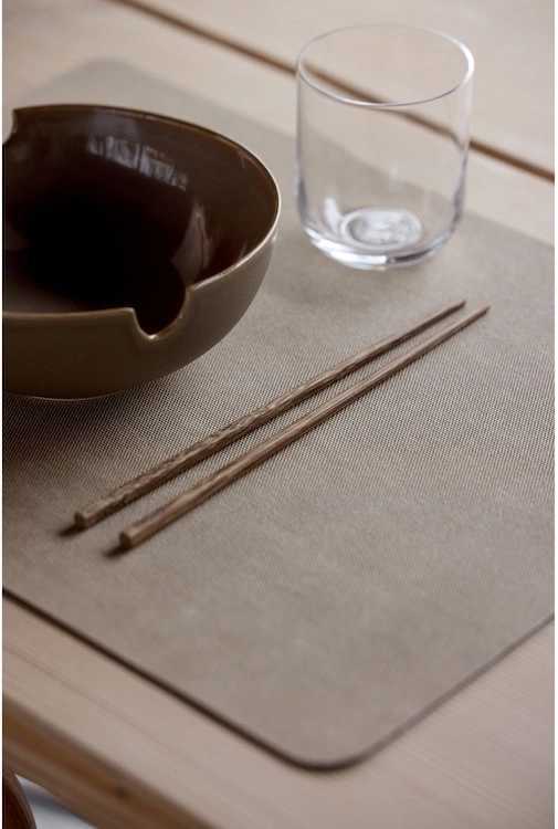 Villa Collection Oboustranné prostíraní Shoku Soft Beige (sada 4 ks) 46x35 cm