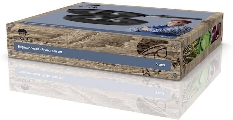 Holm Sada pánví s odnímatelnou rukojetí 24/28 cm Black