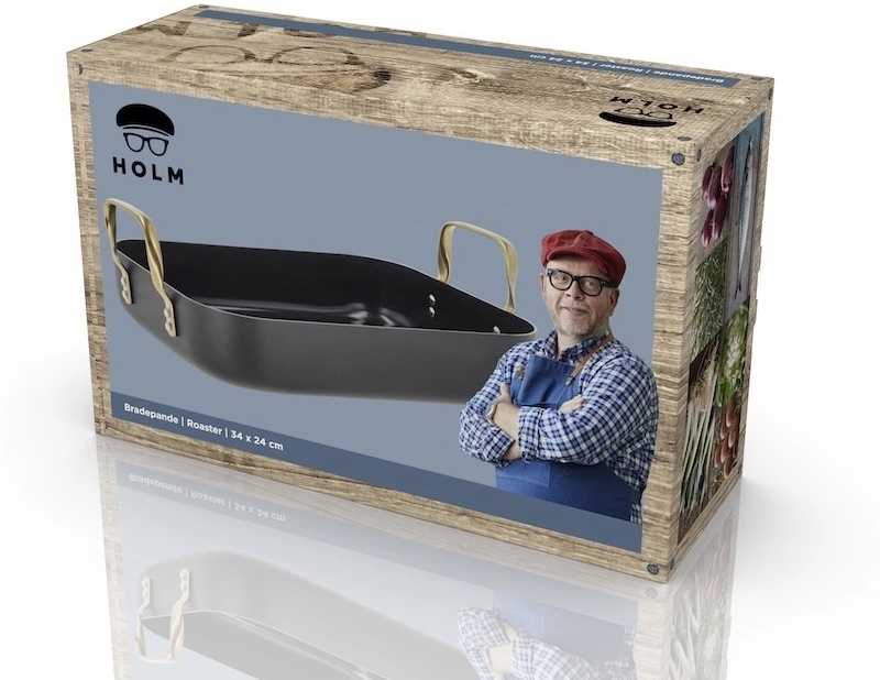 Holm Zapékací mísa Brasserie 34x24 cm Black 