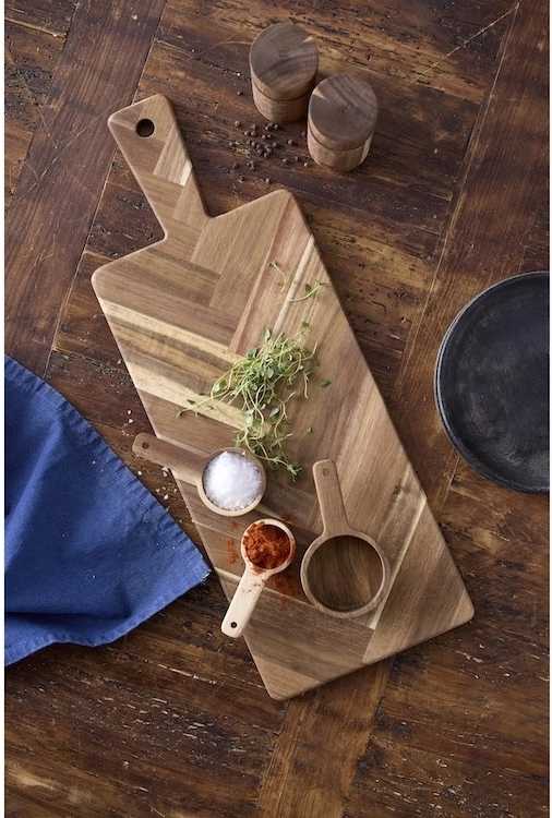 Holm Sada kuchyňských akáciových odměrek 3ks