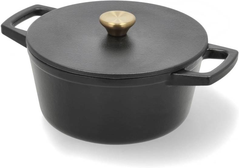 Holm Litinový kastrol kulatý 3,6l Black 