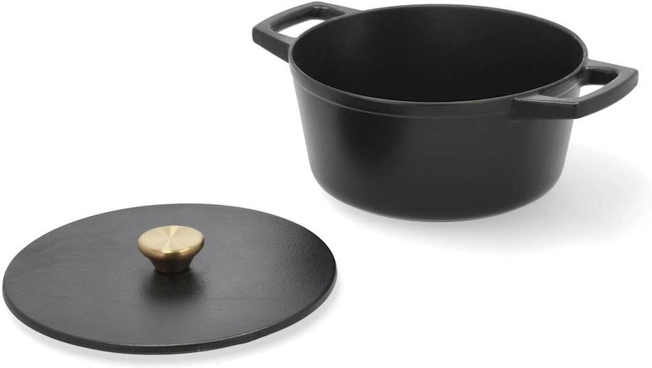 Holm Litinový kastrol kulatý 3,6l Black 