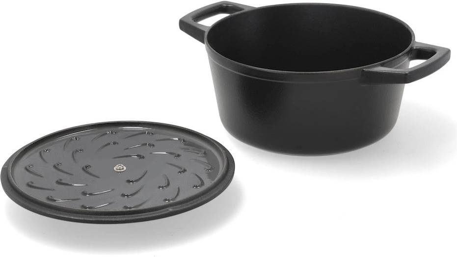 Holm Litinový kastrol kulatý 3,6l Black 