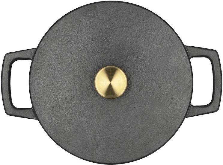 Holm Litinový kastrol kulatý 3,6l Black 