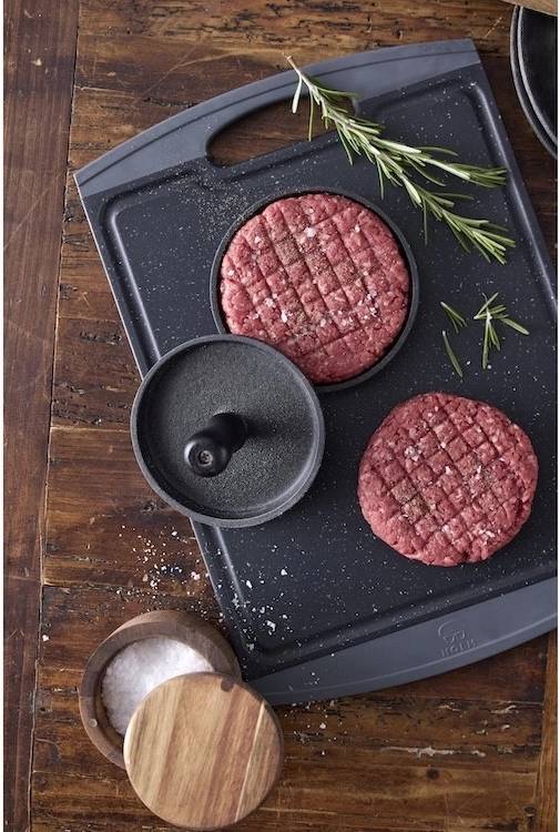 Holm Litinový lis na hamburger 13 cm