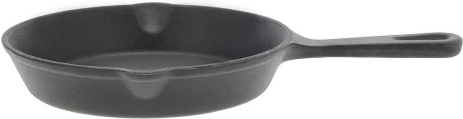 Holm Malá litinová pánev na smažení 14 cm Black