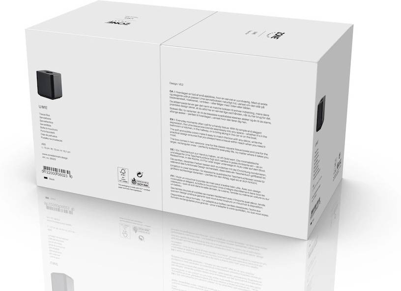 Zone Denmark Box na kapesníky Ume Black