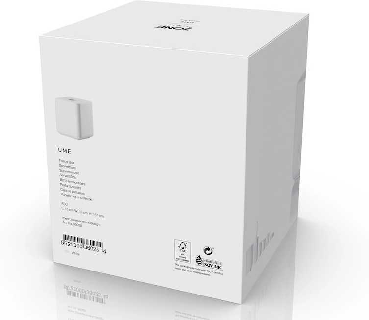 Zone Denmark Box na kapesníky Ume White